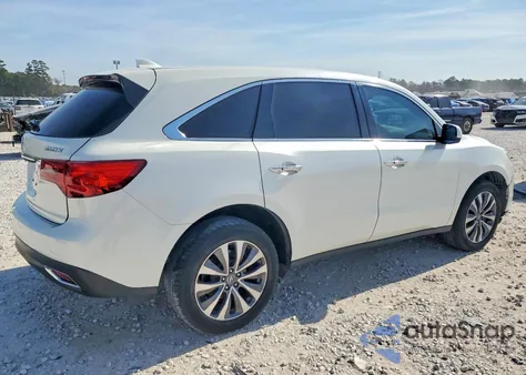 2014 Acura Mdx Technology z USA, uszkodzony, nr VIN 5FRYD3H46EB018039
